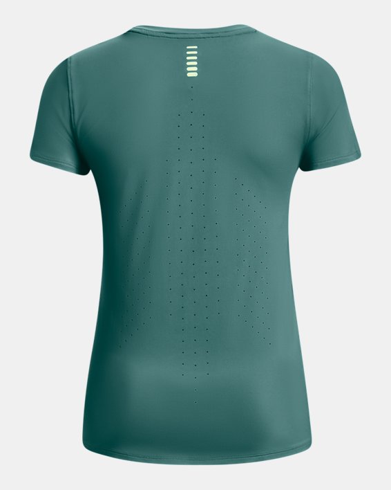 Women's UA Iso-Chill Laser T-Shirt, Green, pdpMainDesktop image number 5